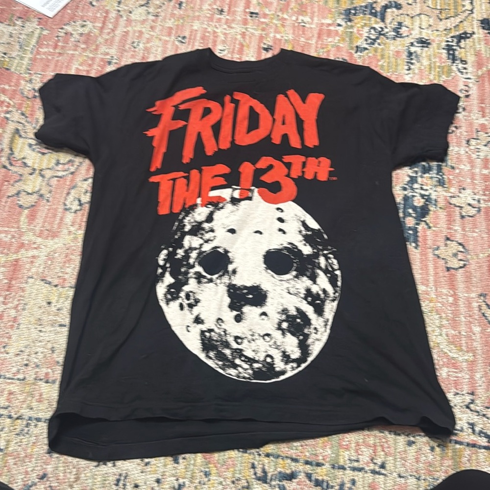 Friday The 13th Vorhees Mask Shirt Large
